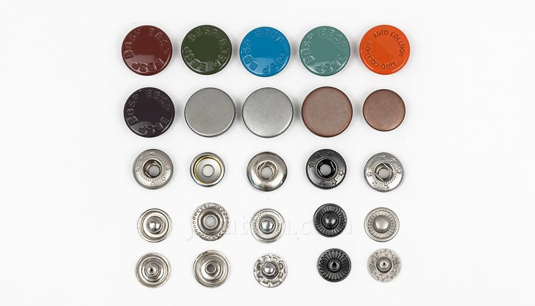 antique brass press studs