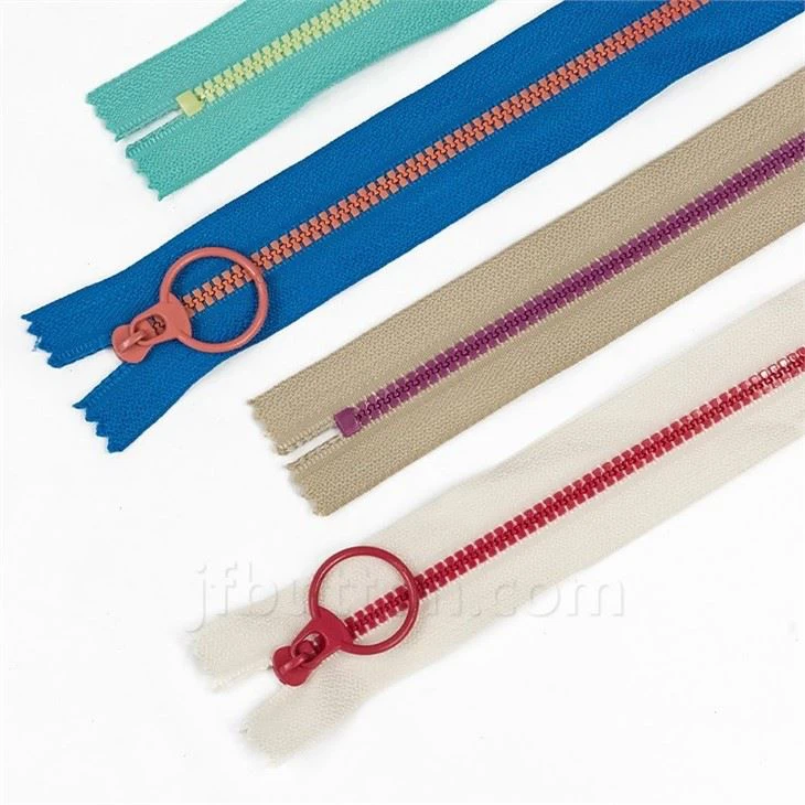 Chunky Plastic Open Ended Zips