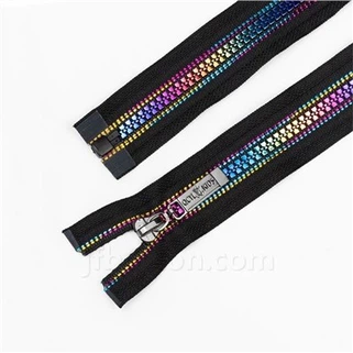 جیکٹس کے لئے کھلی ہوئی دھات کے زپ