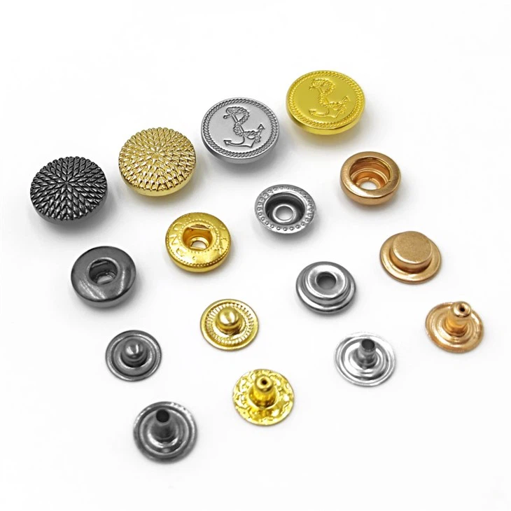 Snap Fasteners for Clothing