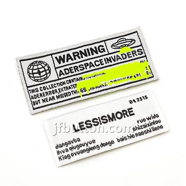 Hoodie Neck Woven Tag factory