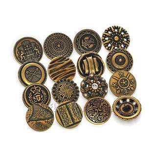 قدیم پیتل کے بلیزر کے بٹن