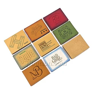 بنائی کے لئے چمڑے کے ٹیگز