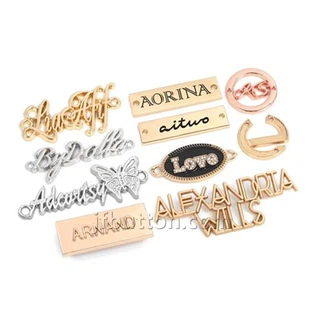 لباس کے لئے دھات کا لوگو