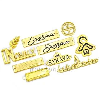 پرس کے لیے دھاتی نام کی پلیٹیں۔