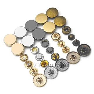 جیکٹس کے لئے دھاتی اسنیپ بٹن