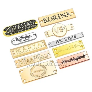 مستطیل دھاتی ٹیگز