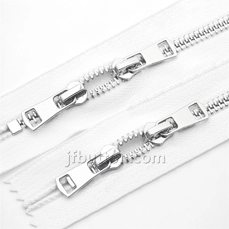 Two Way Metal Zippper