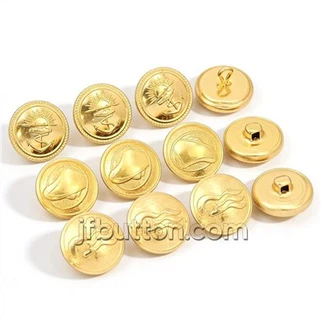 گولڈ پنڈلی بٹن بلک